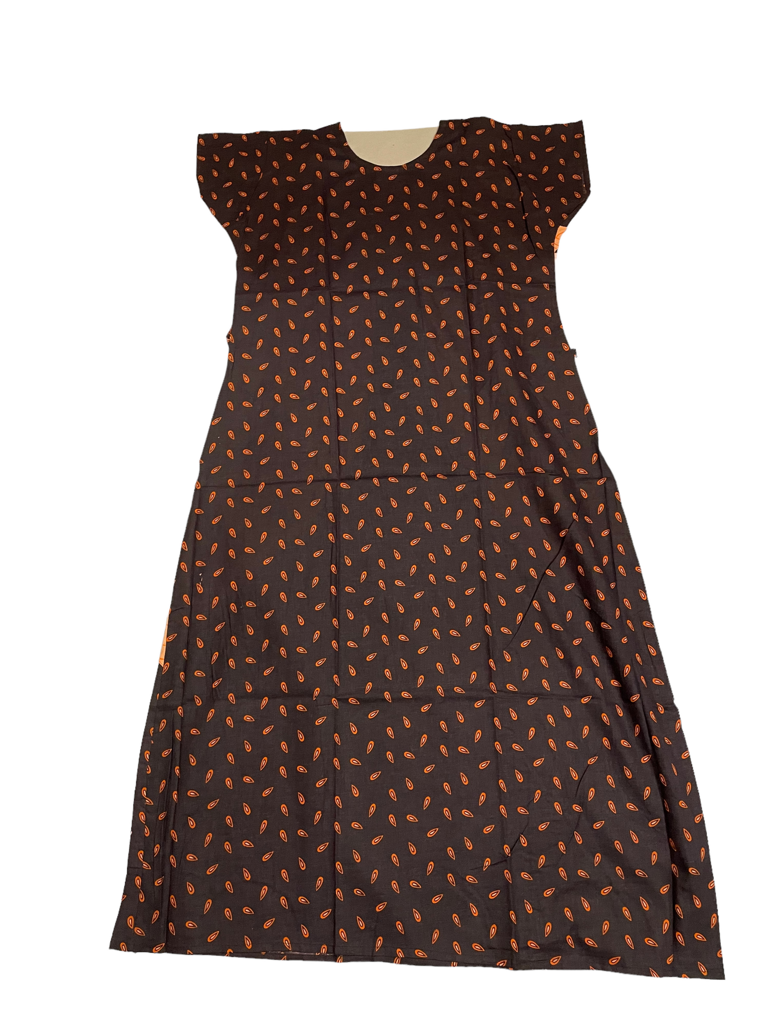 Pure Cotton Designer Nighty With Lace