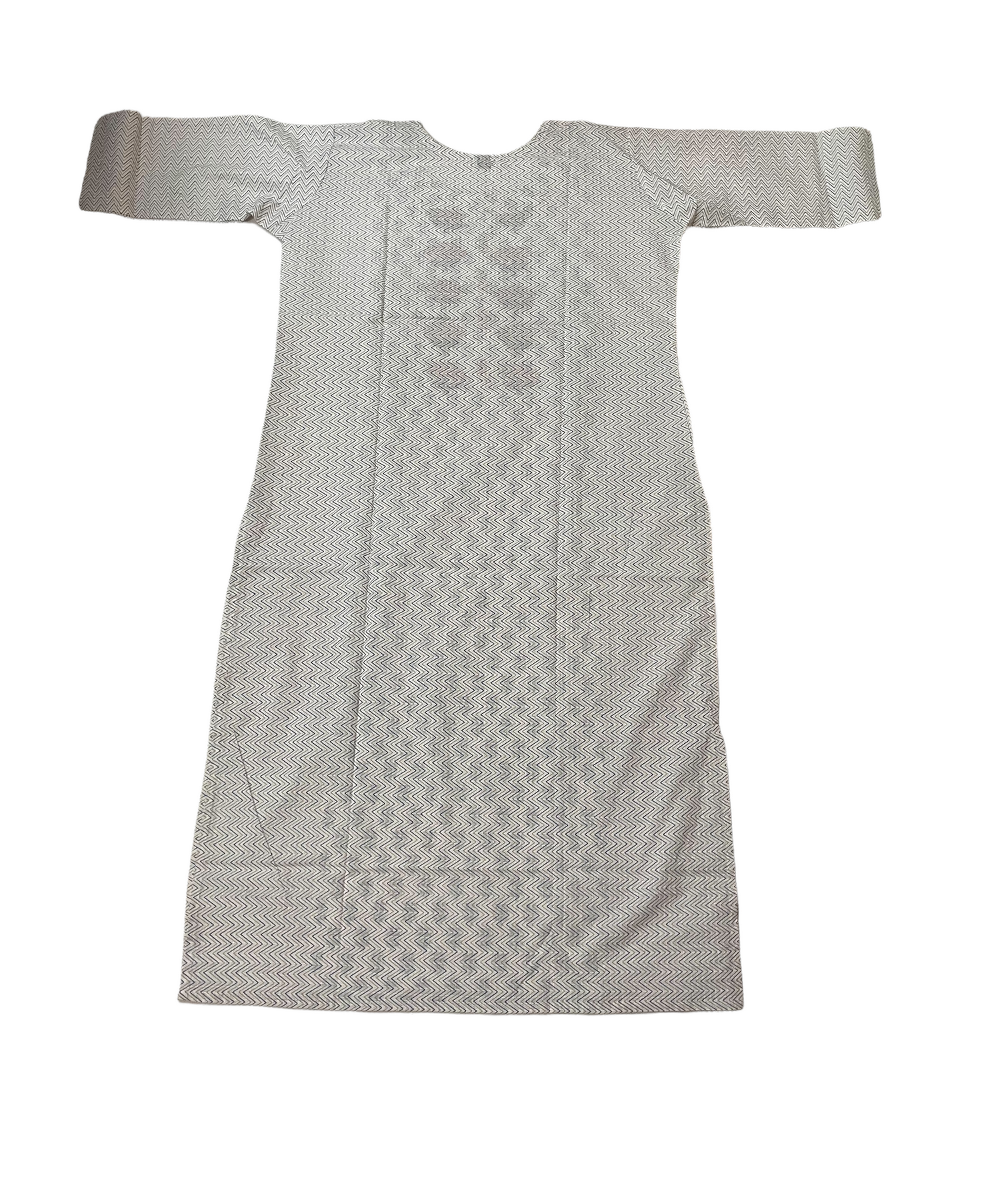 Pure Cotton Off-White Colour Kurti (3 Quarter Sleeve)