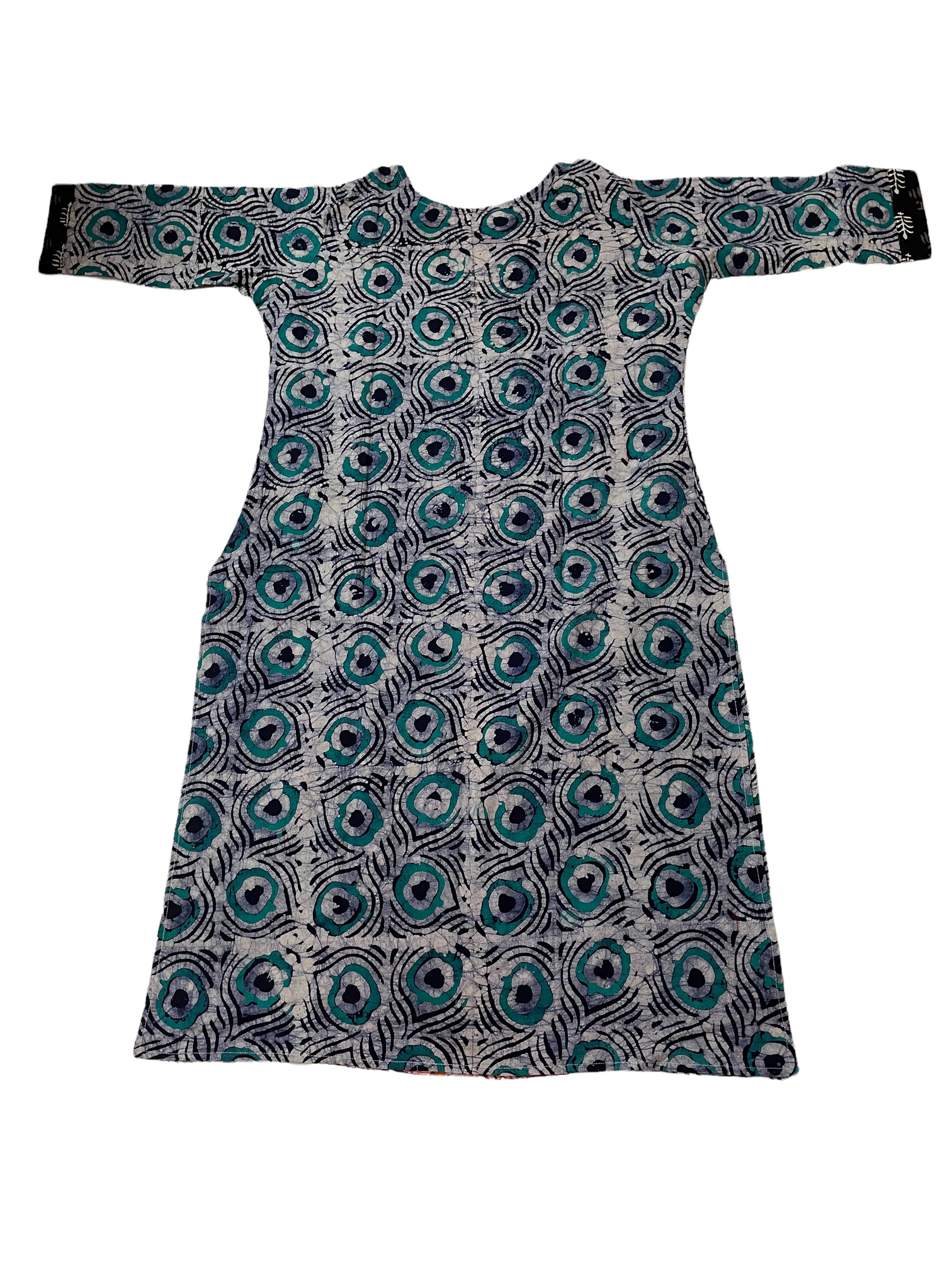 Pure Cotton Multi-Colour Kurti (3 Quarter Sleeve)