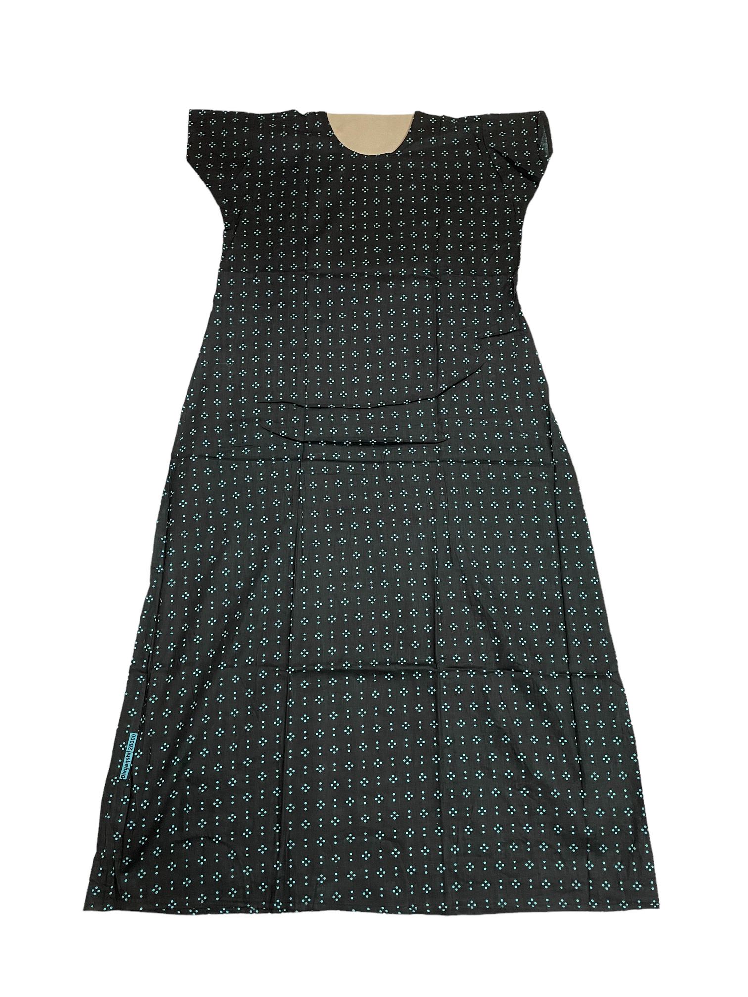 Pure Cotton Designer Nighty With Lace